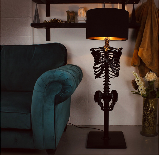 The Skeleton Floor Lamp - Black