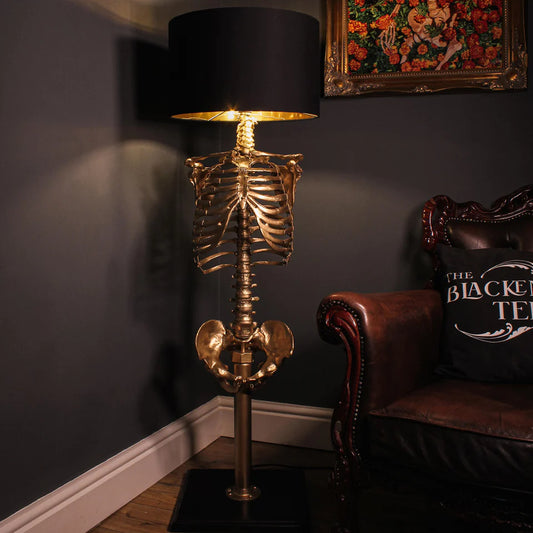 The Skeleton Floor Lamp - Gold Edition