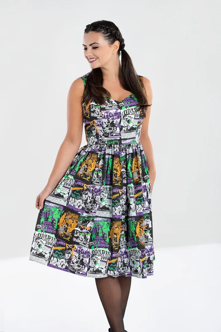 BE AFRAID 50'S DRESS