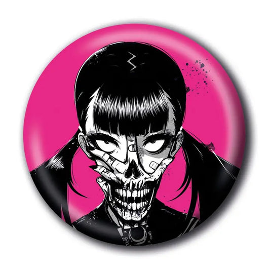 Zombie Makeout Club (Death Stare) 25mm badge
