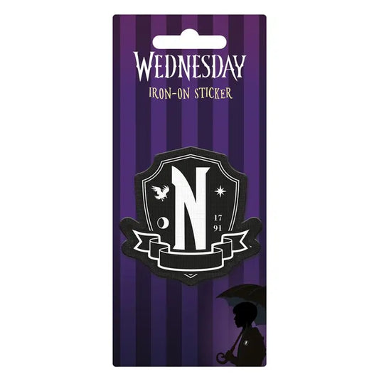 Wednesday (Nevermore) Iron-On Sticker