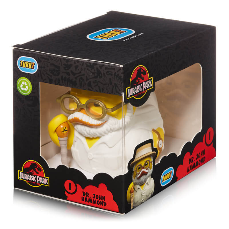JURASSIC PARK DR. JOHN HAMMOND TUBBZ COSPLAYING DUCK COLLECTIBLE(Boxed Edition)