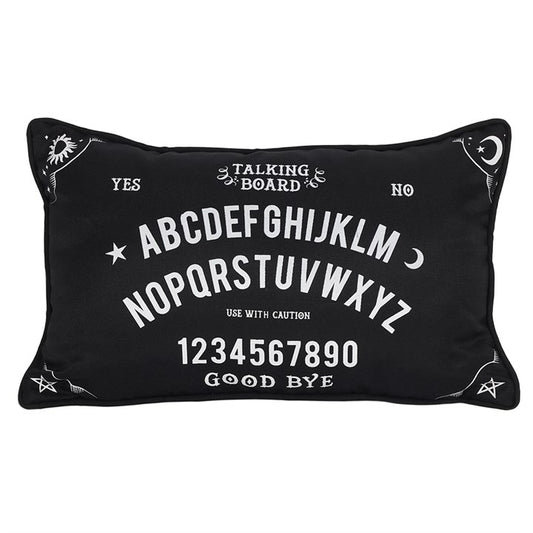 40cm Rectangular Black and White Talking Board Cushion