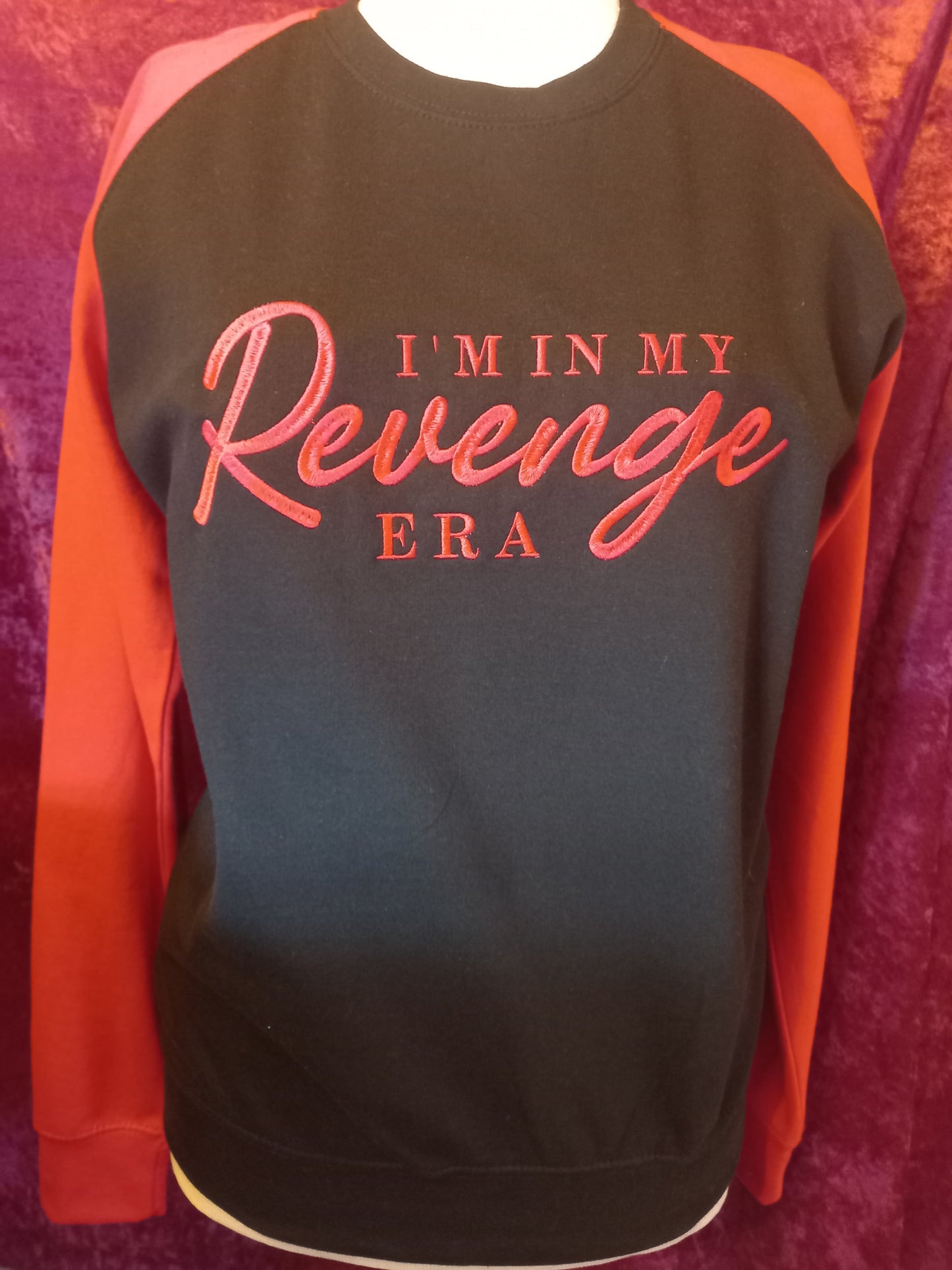Embroidered Revenge Era Baseball Sweater