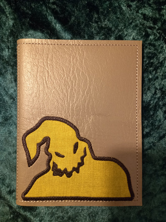 Embroidered Beige Oogie Boogie Note Book