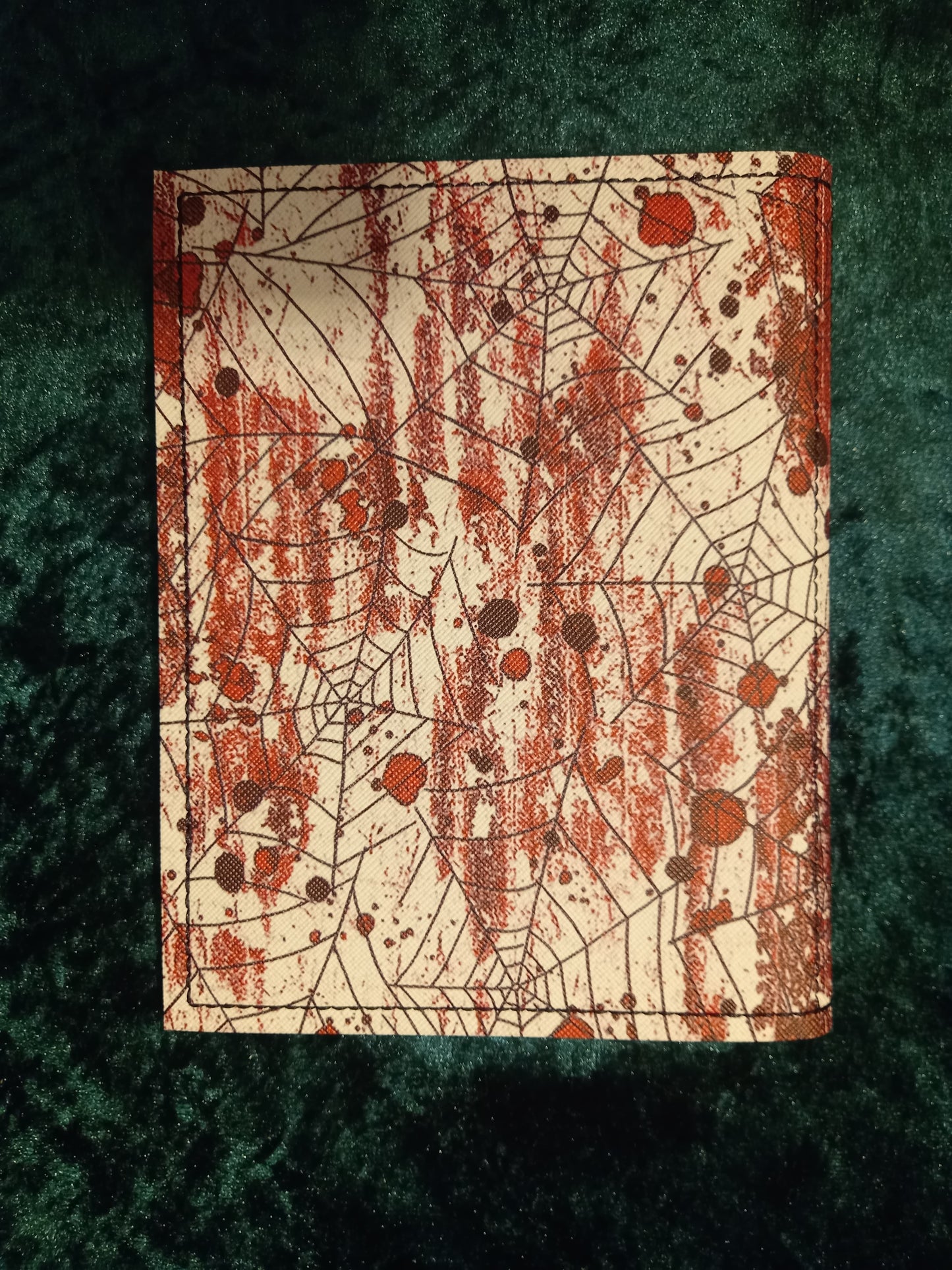 Embroidered Spider & Blood Note Book