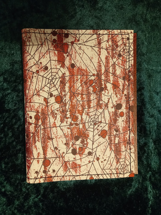 Embroidered Spider & Blood Note Book