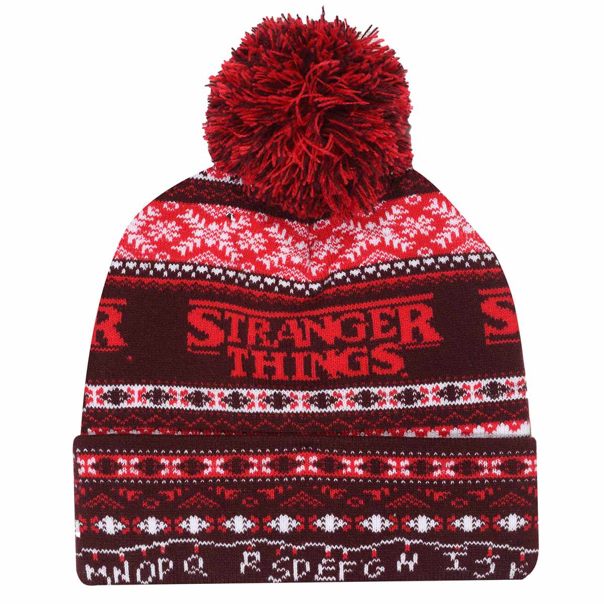 Stranger Things – Fair Isle Pom Pom Beanie