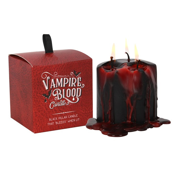 Small Vampire Blood Pillar Candle Best Seller