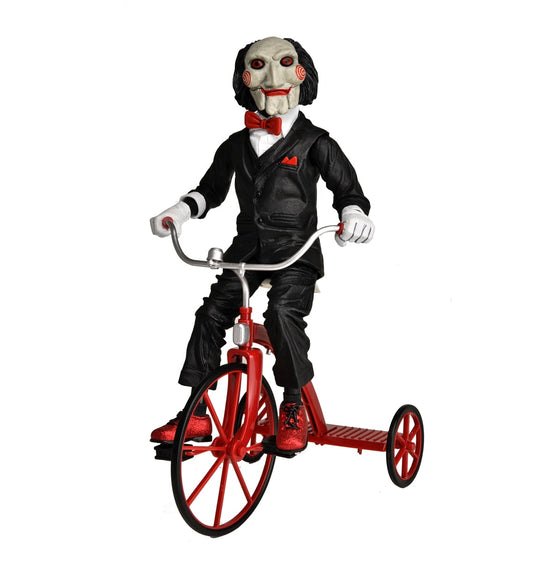 12" Action Figure With Sound Saw Billy The Puppet On Tricycle