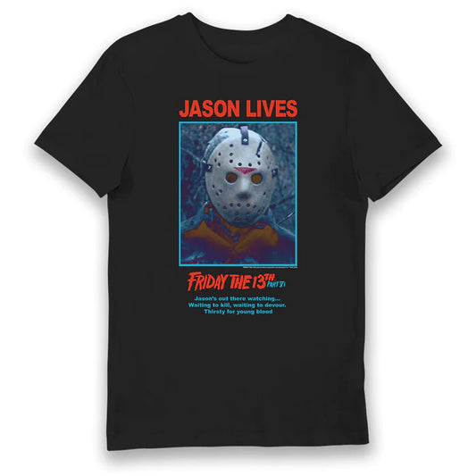 FRIDAY THE 13TH JASON LIVES ADULTS T-SHIRT