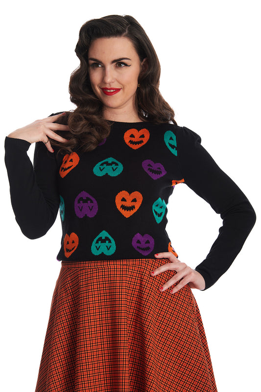 Halloween Heart Jumper