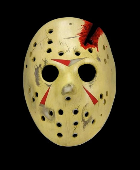 Mask Prop Replica Friday 13th Part 4 Jason Blood on mask