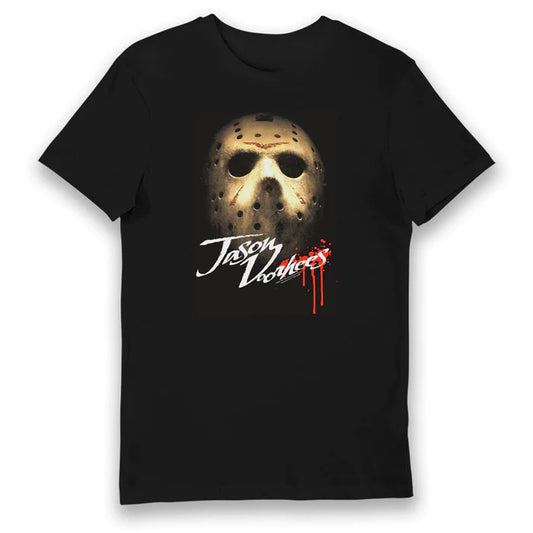 FRIDAY THE 13TH JASON VOORHEES MASK ADULTS T-SHIRT