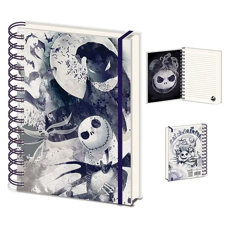 Nightmare Before Christmas (Water Colour) A5 Notebook