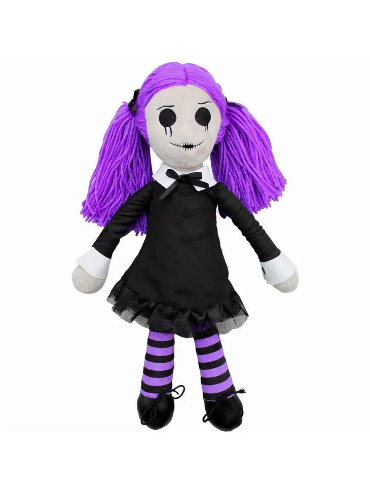 Viola - the Goth Rag Doll - Collectable Soft Plush Doll