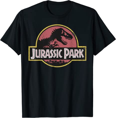 Jurassic Park Distressed Logo T-Shirt