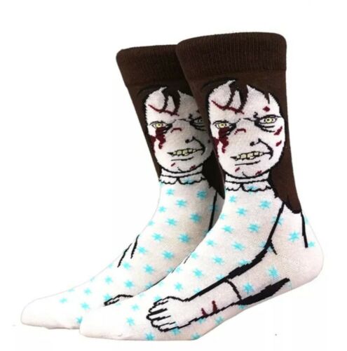 The Exorcist Regan Horror Themed Socks Adult UK Size 7-10
