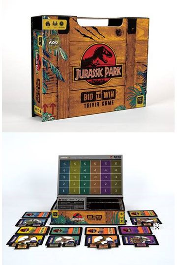 Jurassic Park Board Game Trivia Bid to Win